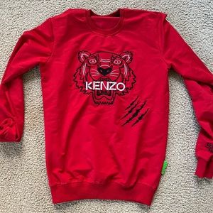 Kenzo Red Long Sleeve, Medium, Perfect shape!
